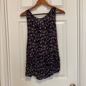 Floral print tank top